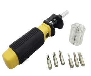 6 in 1 Multifunctional Rotating Screwdriver Kit Repair Tool Set