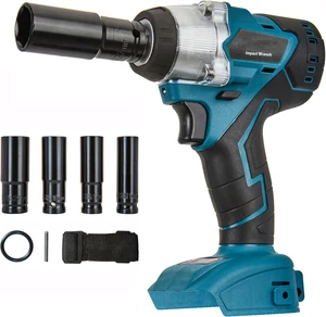 350Nm Heavy Duty Impact Wrench Kit 21V Brushless Motor with 3.0Ah Battery High Torque for Industrial DIY Projects