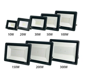 Flood Light LED Outdoor Ultra-thin Projection Light 10W 20W 30W 100W 200W Waterproof IP 66 Anti Glare Stadium Flood Light