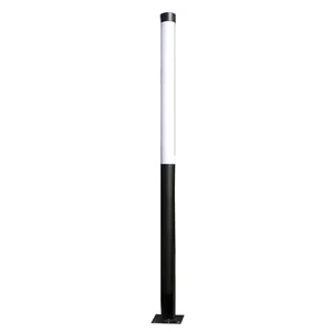 Decorative Landscape Outdoor Villa Yard Lighting Aluminum Round Pole Street Post Top Light Waterproof Led Garden Light