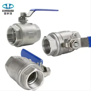 304 Stainless Steel Two Piece Ball Valve 1/2