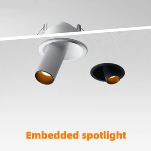 Modern Design Residential Commercial Lighting 220V LED Downlight Spotlight Adjustable Anti-glare Easy Attachment Lamp