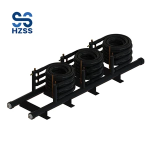HZSS New Design Premium Spiral Heat Exchanger Heat Pump Condenser Spiral Heat Exchanger