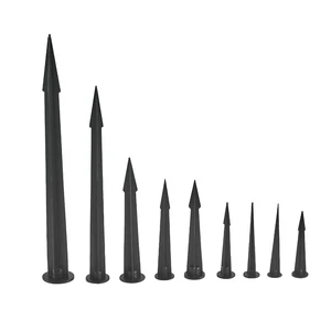 Lighting Fittings 21cm 26cm 30cm Tip High 40cm 60cm Spike Light for Ground Installation Inground Lighting Fixture Spare Part
