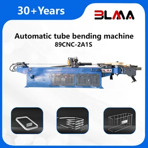 High Performance BLMA 75C/89/100/115CNC Hydraulic Pipe Bending Machine with R320mm CLR for Engine Pipe Fittings