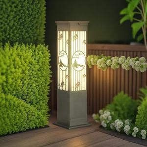 Outdoor Led Pillar Lawn Lamp IP65 Waterproof LED Lawn Lamp with High Pole for Courtyard Garden Landscape