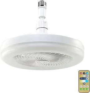 Intelligent Remote Control LED Fan Light E27 Screw Quiet Adjustable Ceiling Fan Ceiling Fan Light