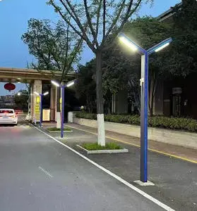 LED Aluminum Landscape Lawn Lamp Outside Waterproof Garden Bollard Post Light LED Garden Pole Light