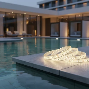 Swimming Lights Led Light 3000K 6000K RGB RGBW Warm Or Cold Light Underwater Led Strip Light IP68 DC24V For Pool Lighting