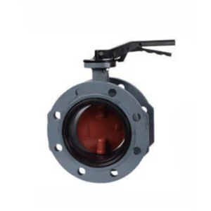 Customized Manual Soft Seal Flanged Butterfly Valve DN40 Port Size PN25WJAFE Model KITZ Brand 3-Year Warranty