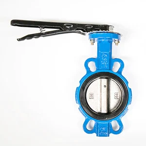 butterfly Valve Ductile Iron Wafer Lever butterfly Valve