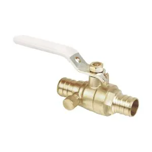 Industrial Grade NSF Certified 1/4 Turn 400Psi Lead Free Brass PEX X PEX Ball Valve For Plumbing Heating Systems