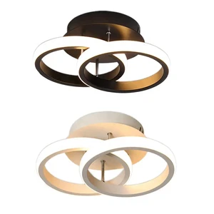 Modern Ultra Thin LED Ceiling Light Surface Mounted Round White for Home Office