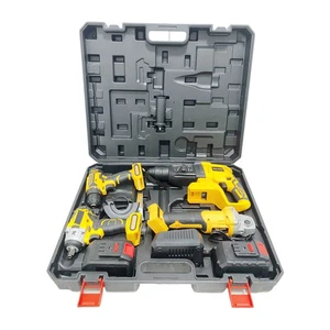 DW Power Tool Combo Kit Set Includes Electric Drill Chrome Vanadium Steel 21V OEM Support Professional Household Use