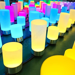 DMA Bar Light 3D Nightclub Luminous Column Led Hanging Pendant Light Club Bars Light 3D Decoration