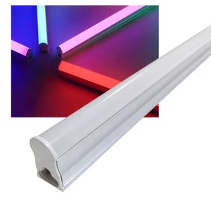 110v T5 T8 Blue Red Yellow Green Color Changing Rgb Led Tube Light