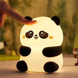 Bedroom Soft Silicone Lamp Sleeping Light Touch Control Table Night Lamp Cute Small LED Night Light for Children Kids Gift