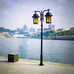 Smart LED Street Lamp with Die Cast Aluminum Housing for Municipal Outdoor Projects