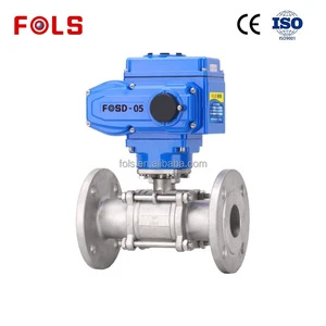 3 Piece Flange Stainless Steel Ball Valve,motorized Ball Valves DN15-dn80 0.5-0.8 Mpa PTFE