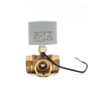 220V 24V DN15 DN20 DN25 DN32 DN40 DN50 Electric ball valve 3-way motorized valve