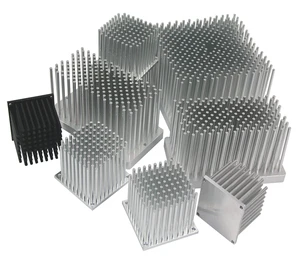 Silver IP65 Grow Light Heatsink Sheet Heatsink Pin Fin Heat Sink Square Anodized Aluminum Led Light Cooling Aluminum Metal 10000