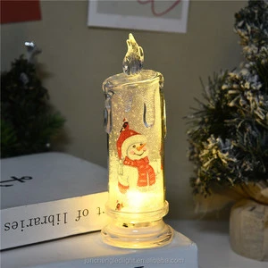 Ins Style Cute Led Mini Candle Cartoon Small Night Lamp Girl Living Room Bedside Decoration Birthday Holiday Display