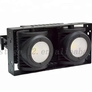 Guangzhou Factory 2 Eyes 200W DMX Blinders Audience COB LED Par Light for Church Wedding Stage Lighting