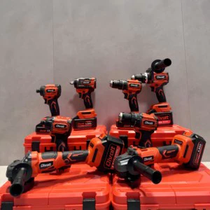Qivolt Professional Cordless Tools Combo Kits 20V Impact Drill Set Kit Power Tool Sets with Battery for Industrial Use