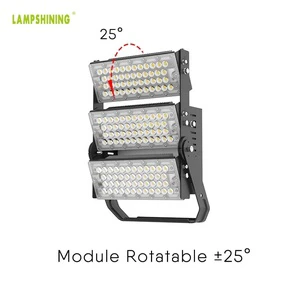 300W Aluminum SMD LED Flood Light Adjustable Outdoor Security Lights IP66 Waterproof Tunnel Parking Street 5-Year Warranty IK10