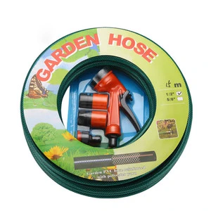 5M-20M Garden Watering Hose With 1/2 Connector PVC Car Wash Garden Irrigation Pipe Plants Flower