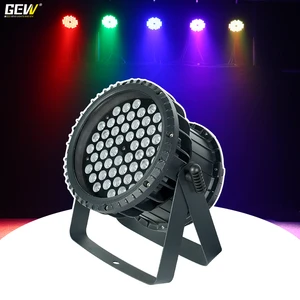 DJ Disco Wedding Hotel IP65 DMX512 Outdoor Waterproof 54x3w RGBW 4in1 Led Par Spotlights Stage Lights