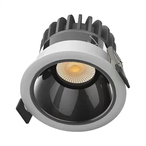 Factory Aluminum Led Down Light 5W 7W 10W 12W Recessed COB LED Downlight COB Commercial Light