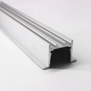China Manufacture Extrusion Aluminum Led Heat Sink Profile IP33 Rated Silver Radiator for Window and Lighting