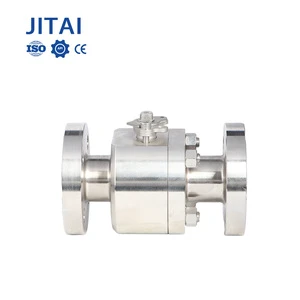 Factory OEM JITAI Brand JIS 3-inch 600LB 2205 Electric Low Flow Resistance Two-piece PTFE-sealed Flanged Ball Valve Acid High