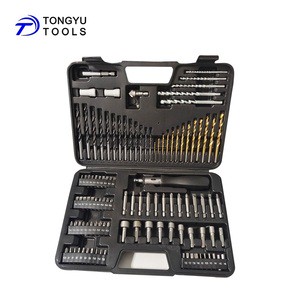 109PCS Combination Drill & Screwdriver Bit Set With HSS, Wood, Masonry Bits Ratchet Driver Nut Set Locator & Bit Holder DIY Tool