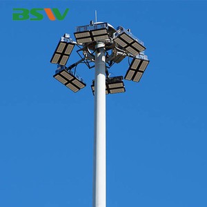 BSW Wholesale Professional 400W 600W 800W 1000W LED High Mast Light IP66 For Seaport Airport Large Square Construction Site