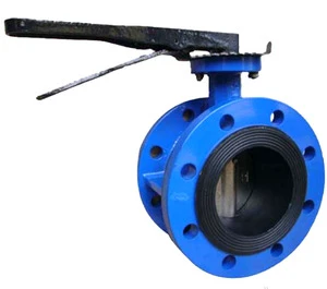 D41X-16 Handle Flange Cast Iron Flange Manual butterfly Valve 40 50 65 80 100 150