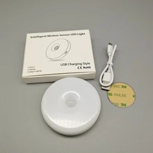 Round Shape Small LED Bed Lamp LED Motion Sensor Baby Night Light with Constant Light Function