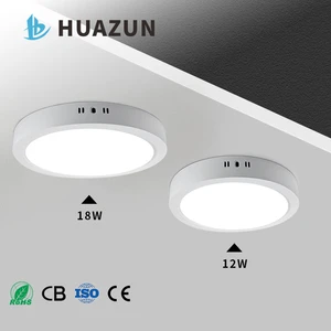 Modern Indoor 6w 12w 18w 24w Commercial Surface Mount Led Panel Light