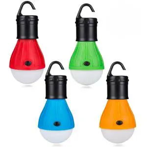 LED Camping Tent Light SOS Bulb Fishing Lantern Lamp Powered AAA Batteries