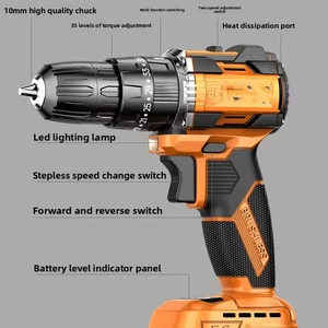 Hand Operated Power Tool Set-Electric Wrench & Socket Kit High-Carbon Steel 2.0Ah Battery for Professional Mechanics Car Repair