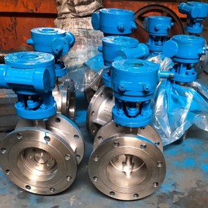 In Stock High Quality Stainless Steel Butterfly Valve F316 PN16 DN200 Concentric EPDM Seated Wafer Gearbox