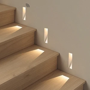 Waterproof Led Step Lights Outdoor Stair Lighting Frameless Recessed Wall Stair Lamp