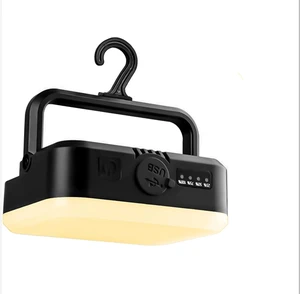 Outdoor Camping Lantern Power Bank LED Camping Lamp Rechargeable Tent Light Outdoor with Hanging Emergency Camping Light