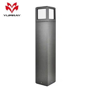 Waterproof Aluminum Column Light IP65 4100K Neutral White 160x60 Beam Angle CRI 80 for Landscape Lawn Lighting