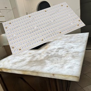 Newest Mono Matrix LED Sheet 24V Ultra-thin Single Color Led Flex Sheet Panel Light for Marble Bar Counter