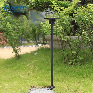 3W 6W 12W Electric AC PC Dual Installation LED Garden Light IP65 Waterproof Pathway Bollard Spike Base Lawn Yard Walkway