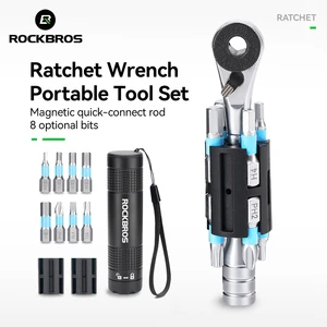 ROCKBROS Ratchet Wrench Tool Set Bicycle Bike Repair Tool Multiful Flexible Ratchets Spanner Torque Combination Wrencht