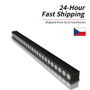 AICPOSE Aluminum Alloy 24PCS Lineal Wall Washer Lamp Pixel RGBW 4in1 LED Wall Washer Light