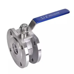 Good Quality Stainless Steel Ultra-Thin Ball Valve Manual Water OEM Flanged Connection